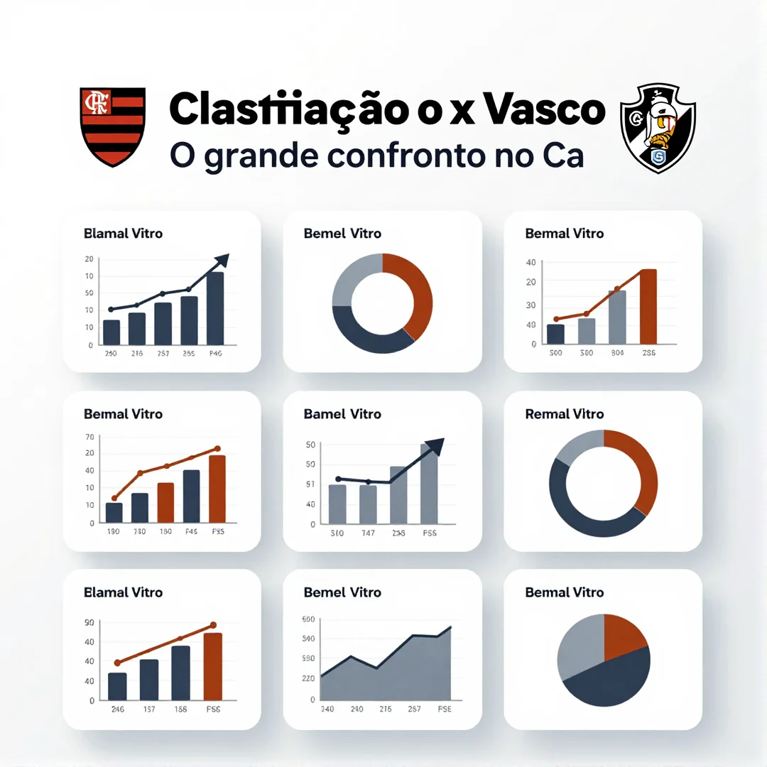 Infográfico - Classeificação de Flamengo x Vasco: O grande confronto no Campeonato Brasileiro de 2025