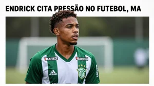 Endrick cita pressão no futebol, mas pondera: Não é difícil ser jogador
