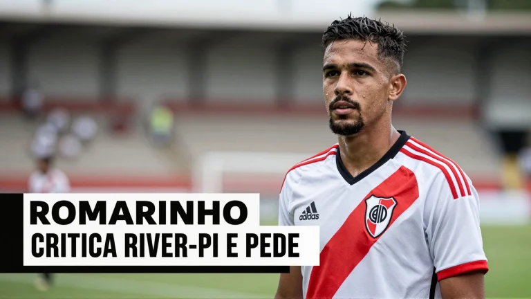 Romarinho critica River-PI e pede evolução urgente na competição
