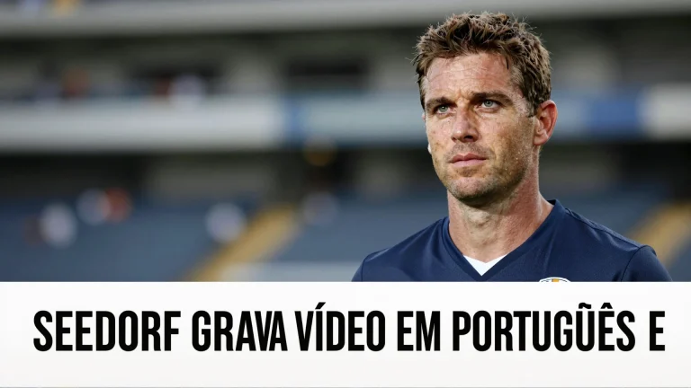 Seedorf grava vídeo em português e se apresenta à torcida corintiana agora