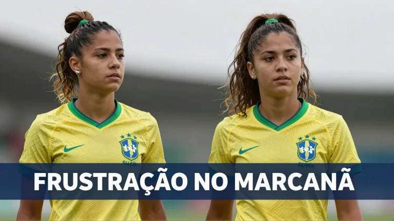Frustração no Maracanã: Seleção Feminina não aproveita expulsão e cede empate à Argentina