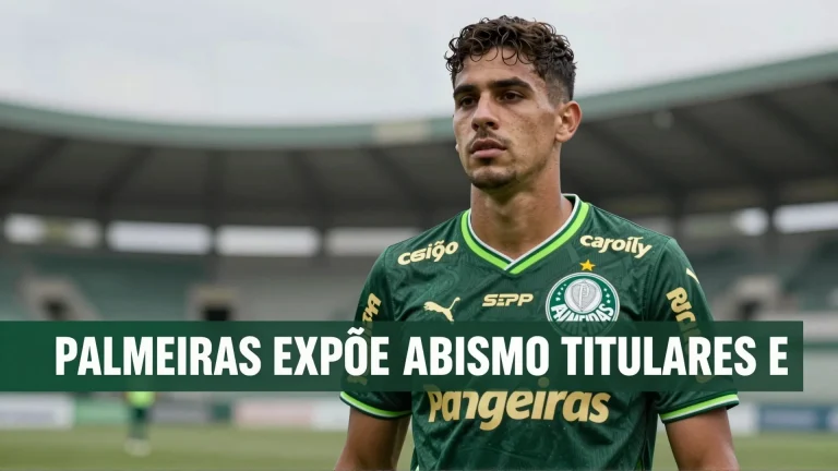 Palmeiras expõe abismo titulares e reservas na estreia do Brasileirão